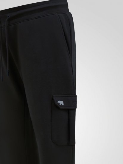 D555 Dexter 1 Cargo Jogger With Bear Embroidery Juoda - Laisvalaikio kelnės ir šortai - Laisvalaikio Kelnės ir Šortai - 2XL-12XL