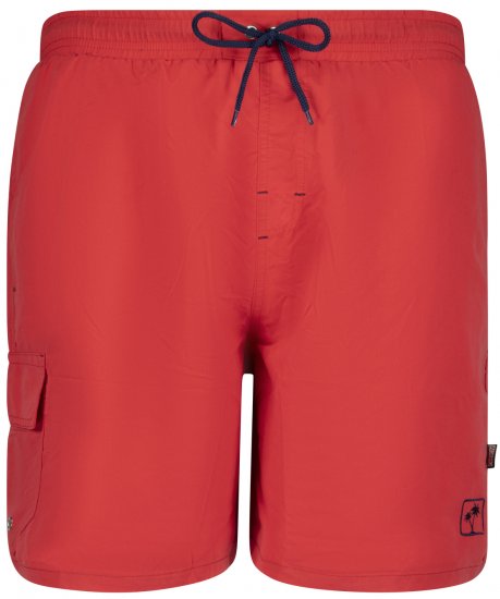 Adamo Kuba Cargo Swimshorts Red - Apatinis trikotažas ir plaukimo apranga - Apatinis trikotažas - 2XL-8XL