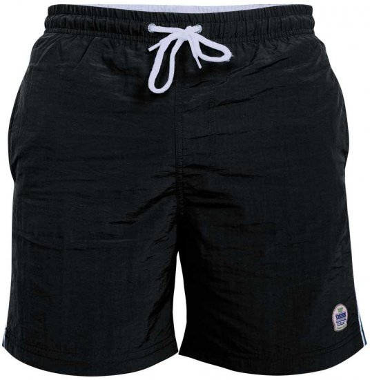 D555 Yarrow Swimshorts Black - Apatinis trikotažas ir plaukimo apranga - Apatinis trikotažas - 2XL-8XL