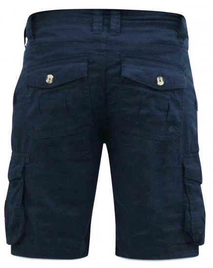 D555 RODNEY Cotton Cargo Shorts Navy - Šortai - Šortai - W40-W60