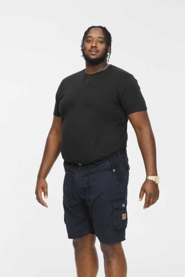 D555 RODNEY Cotton Cargo Shorts Navy - Šortai - Šortai - W40-W60