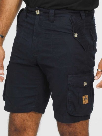 D555 RODNEY Cotton Cargo Shorts Navy - Šortai - Šortai - W40-W60