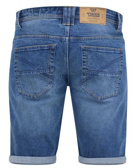 D555 JONES Stretch Denim Shorts Blue Stonewash - Šortai - Šortai - W40-W60