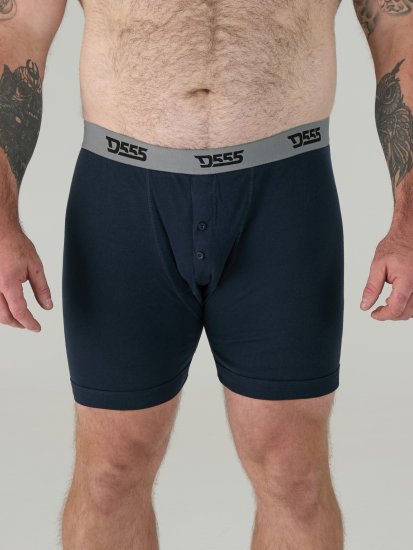 Duke Driver Boxershorts Black, Grey, Navy 3-Pack - Apatinis trikotažas ir plaukimo apranga - Apatinis trikotažas - 2XL-8XL