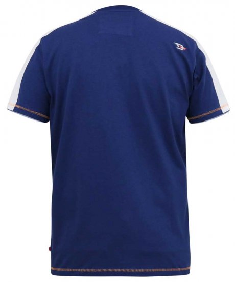 D555 CADMAN Florida Surf Club Printed Crew Neck T-Shirt - Marškinėliai - Marškinėliai - 2XL-14XL