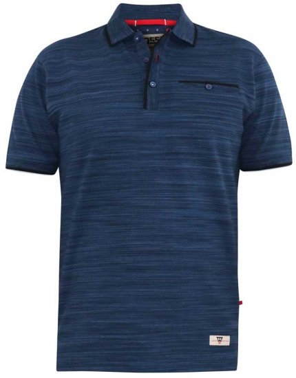 D555 FOXLEY Pique Reno Polo Navy - Polo marškinėliai - Polo marškinėliai - 2XL-8XL