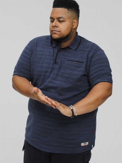 D555 FOXLEY Pique Reno Polo Navy - Polo marškinėliai - Polo marškinėliai - 2XL-8XL