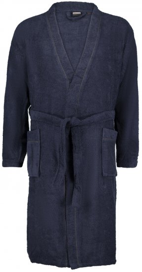 Adamo Joey Bathrobe Navy - Apatinis trikotažas ir plaukimo apranga - Apatinis trikotažas - 2XL-8XL