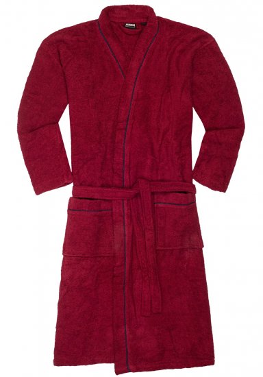 Adamo Joey Bathrobe Burgundy - Apatinis trikotažas ir plaukimo apranga - Apatinis trikotažas - 2XL-8XL