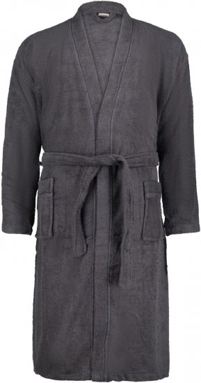 Adamo Joey Bathrobe Charcoal - Apatinis trikotažas ir plaukimo apranga - Apatinis trikotažas - 2XL-8XL