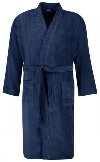 Adamo 149014 Veliūrinis chalatas Tamsiai mėlyna - Apatinis trikotažas ir plaukimo apranga - Apatinis trikotažas - 2XL-8XL