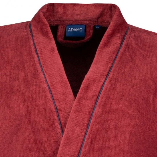 Adamo 149014 Veliūrinis chalatas Vyno raudona - Apatinis trikotažas ir plaukimo apranga - Apatinis trikotažas - 2XL-8XL