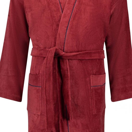 Adamo 149014 Veliūrinis chalatas Vyno raudona - Apatinis trikotažas ir plaukimo apranga - Apatinis trikotažas - 2XL-8XL