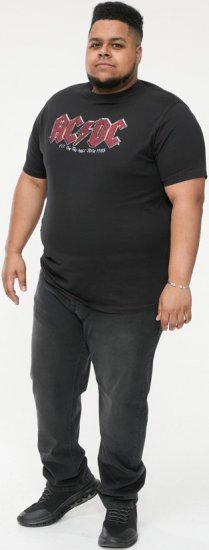 D555 JAILBREAK Official Ac/Dc Printed T-Shirt With Front And Back Print - Black - Marškinėliai - Marškinėliai - 2XL-14XL