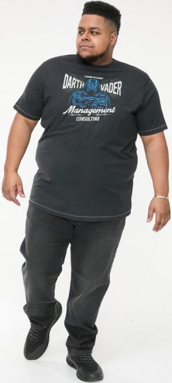 D555 SOLO Official Star Wars Management Consulting Printed T-Shirt Black Reno - Marškinėliai - Marškinėliai - 2XL-14XL