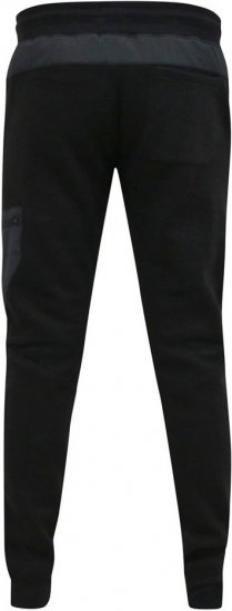 D555 COTGRAVE Couture Elasticated Waistband Jogger With Woven Fabric Trim Black - Laisvalaikio kelnės ir šortai - Laisvalaikio Kelnės ir Šortai - 2XL-12XL