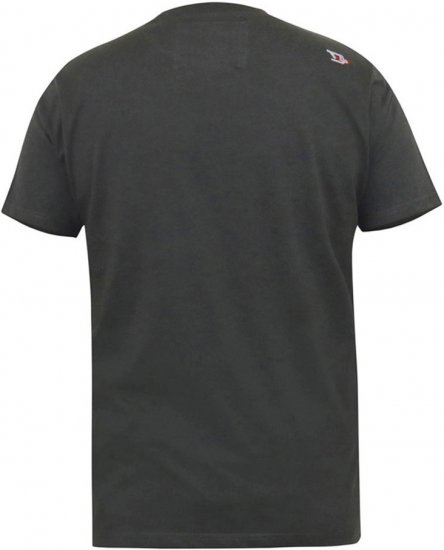 D555 JAIDEN Legends Guitar Printed Crew Neck T-Shirt Khaki - Marškinėliai - Marškinėliai - 2XL-14XL