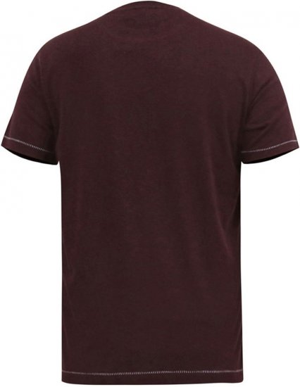 D555 DIVISION Official Pink Floyd Printed T-Shirt Burgundy - Marškinėliai - Marškinėliai - 2XL-14XL