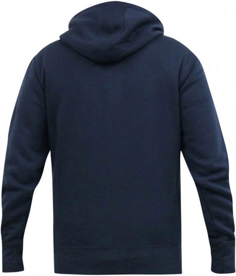 D555 GABRIEL Couture Zip Through Hoody With Reversible Zips Navy - Megztiniai ir džemperiai - Megztiniai ir Džemperiai - 2XL-14XL