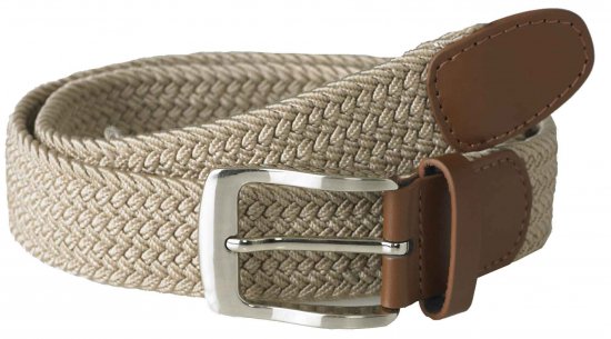 D555 Frank Braided Belt Stone - Diržai - Didelių dydžių diržai - W40-W70/2XL-8XL
