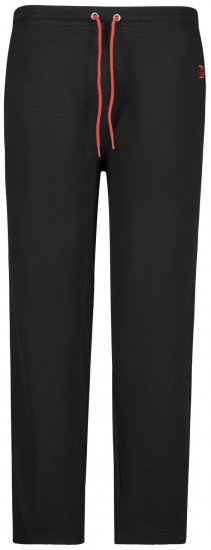 Adamo Matteo Ottoman Sweatpants Black - Laisvalaikio kelnės ir šortai - Laisvalaikio Kelnės ir Šortai - 2XL-12XL