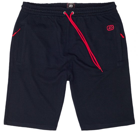 Adamo Marcel Ottoman Sweatshorts Navy - Laisvalaikio kelnės ir šortai - Laisvalaikio Kelnės ir Šortai - 2XL-12XL