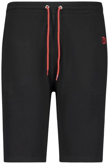 Adamo Marcel Ottoman Sweatshorts Black - Laisvalaikio kelnės ir šortai - Laisvalaikio Kelnės ir Šortai - 2XL-12XL