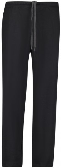 Adamo Athen Sweatpants with Open Hem Black - Laisvalaikio kelnės ir šortai - Laisvalaikio Kelnės ir Šortai - 2XL-12XL