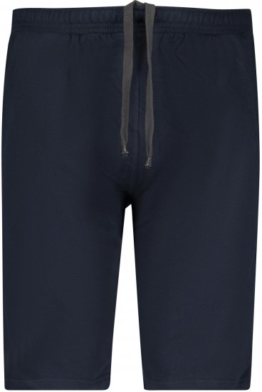 Adamo Athen Sweatshorts Navy - Laisvalaikio Kelnės ir Šortai - Laisvalaikio Kelnės ir Šortai - 2XL-12XL