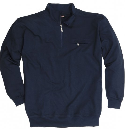 Adamo Athen Sweatshirt Half Zipper Navy - Megztiniai ir džemperiai - Megztiniai ir Džemperiai - 2XL-14XL