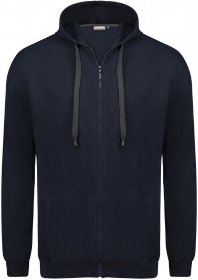 Adamo Athen Hoodie with Zipper Navy - Megztiniai ir džemperiai - Megztiniai ir Džemperiai - 2XL-14XL