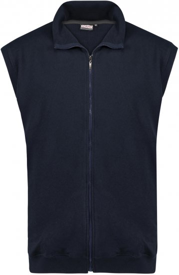 Adamo Athen Sweatvest Full Zipper Navy - Megztiniai ir džemperiai - Megztiniai ir Džemperiai - 2XL-14XL