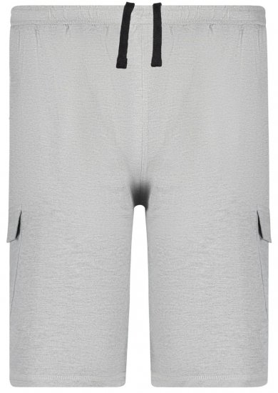 Adamo 159308 Cargo šortai Pilka melanžinė - Laisvalaikio kelnės ir šortai - Laisvalaikio Kelnės ir Šortai - 2XL-12XL