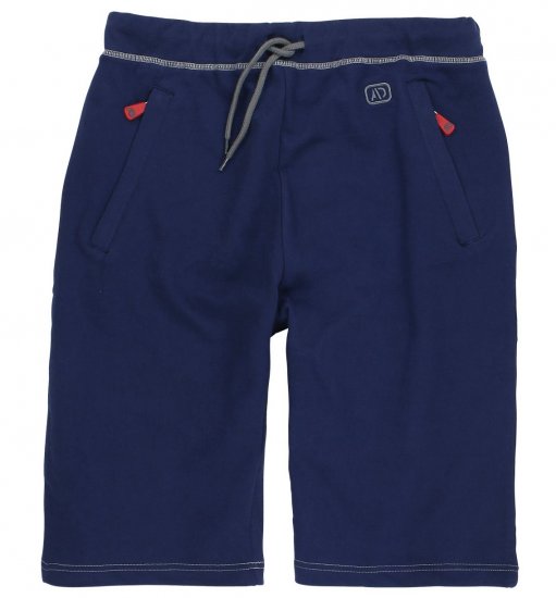Adamo Moritz Sweatshorts Navy - Laisvalaikio kelnės ir šortai - Laisvalaikio Kelnės ir Šortai - 2XL-12XL