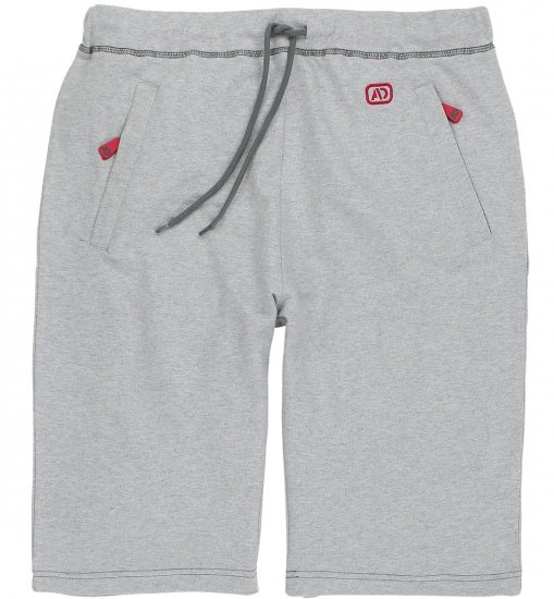 Adamo Moritz Sweatshorts Grey - Laisvalaikio kelnės ir šortai - Laisvalaikio Kelnės ir Šortai - 2XL-12XL