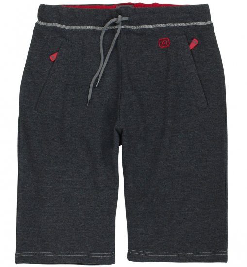 Adamo Moritz Sweatshorts Charcoal - Laisvalaikio kelnės ir šortai - Laisvalaikio Kelnės ir Šortai - 2XL-12XL