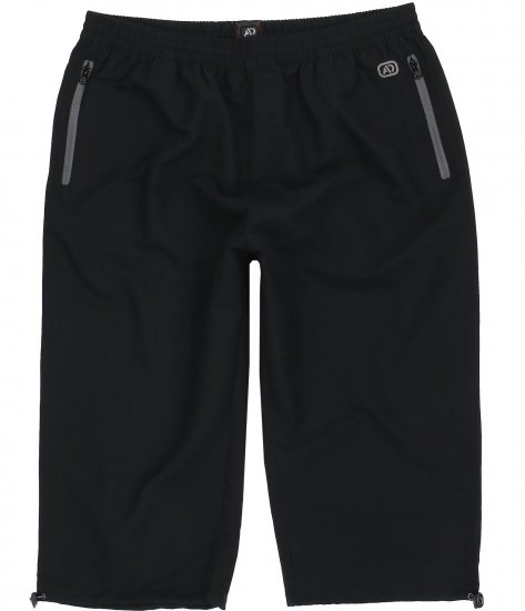 Adamo Oskar Capri Shorts Black - Laisvalaikio kelnės ir šortai - Laisvalaikio Kelnės ir Šortai - 2XL-12XL