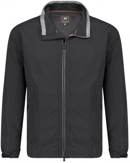 Adamo Oswin Lightweight Fitness Jacket Black - Sportiniai drabuziai & outdoor - Dideliu dydziu sportiniai drabuziai vyrams