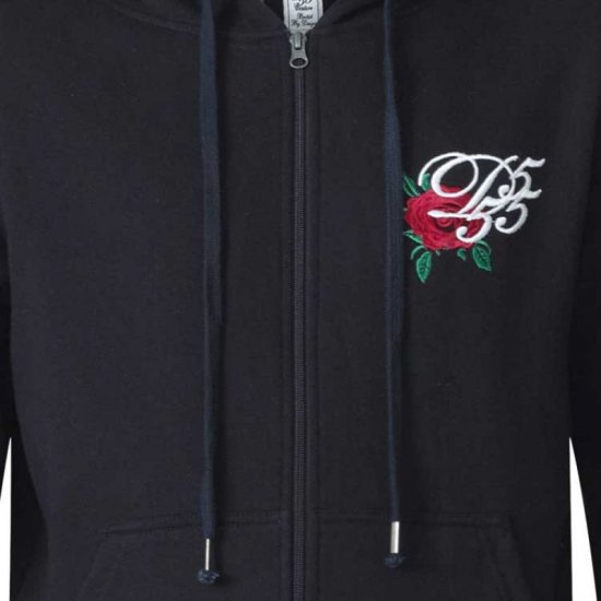 D555 Verlin Couture Full Zip Hoodie Black - Megztiniai ir džemperiai - Megztiniai ir Džemperiai - 2XL-14XL