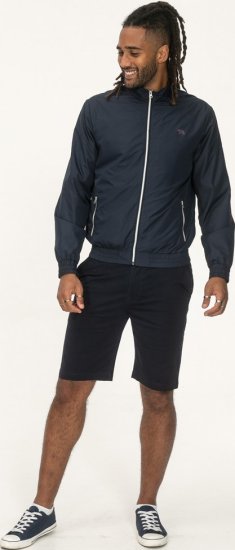 D555 Ealing Lightweight Zip Through Jacket With Zip Pockets Navy - Didelės vyriškos striukės - Didelės vyriškos striukės