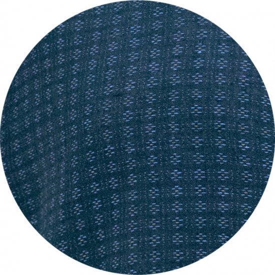 D555 Pontefract Jacquard Linen Mix Short Sleeve Shirt With Button Down Navy - Marškiniai - Marškiniai - 2XL-8XL