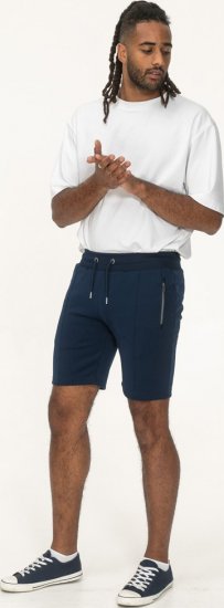 D555 Spalding Elasticated Waist Interlock Shorts Navy - Laisvalaikio kelnės ir šortai - Laisvalaikio Kelnės ir Šortai - 2XL-12XL