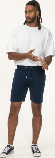 D555 Spalding Elasticated Waist Interlock Shorts Navy - Laisvalaikio kelnės ir šortai - Laisvalaikio Kelnės ir Šortai - 2XL-12XL