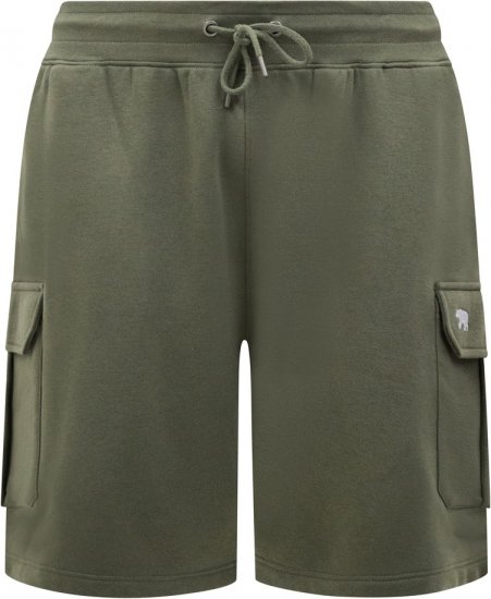 D555 Wigan 1 Elasticated Waist Fleece Cargo Shorts Khaki - Laisvalaikio kelnės ir šortai - Laisvalaikio Kelnės ir Šortai - 2XL-12XL
