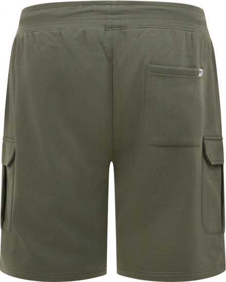 D555 Wigan 1 Elasticated Waist Fleece Cargo Shorts Khaki - Laisvalaikio kelnės ir šortai - Laisvalaikio Kelnės ir Šortai - 2XL-12XL