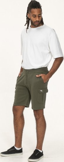 D555 Wigan 1 Elasticated Waist Fleece Cargo Shorts Khaki - Laisvalaikio kelnės ir šortai - Laisvalaikio Kelnės ir Šortai - 2XL-12XL