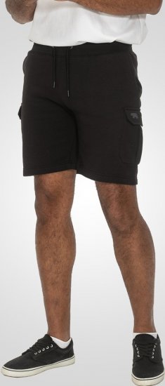 D555 Wigan 2 Elasticated Waist Fleece Cargo Shorts Black - Laisvalaikio kelnės ir šortai - Laisvalaikio Kelnės ir Šortai - 2XL-12XL