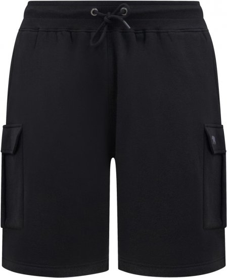 D555 Wigan 2 Elasticated Waist Fleece Cargo Shorts Black - Laisvalaikio kelnės ir šortai - Laisvalaikio Kelnės ir Šortai - 2XL-12XL