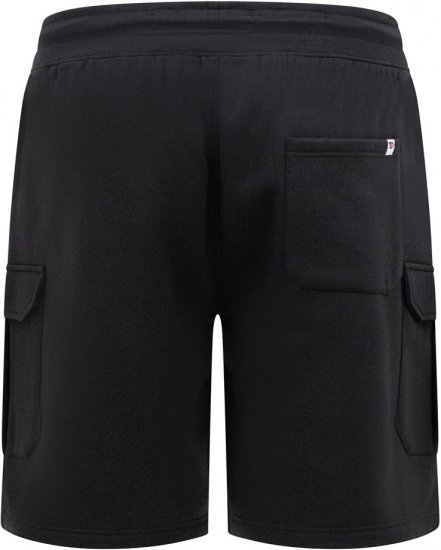 D555 Wigan 2 Elasticated Waist Fleece Cargo Shorts Black - Laisvalaikio kelnės ir šortai - Laisvalaikio Kelnės ir Šortai - 2XL-12XL