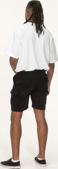 D555 Wigan 2 Elasticated Waist Fleece Cargo Shorts Black - Laisvalaikio kelnės ir šortai - Laisvalaikio Kelnės ir Šortai - 2XL-12XL